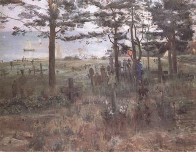 Fishermen's Cemetery at Nidden (nn02), Lovis Corinth